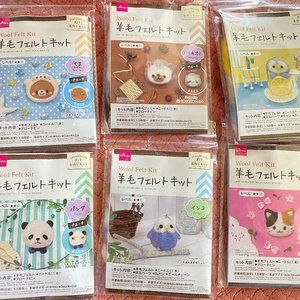 Needle Felting Kit, 6 Pieces Animal Making Manual Needle Felting Sets Needle